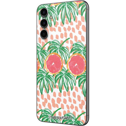 Bouffants and Broken Hearts Graphic Grapefruit Galaxy A14 5G Skin